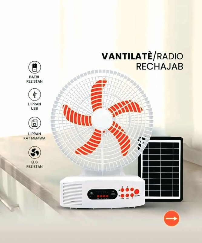 Gwofos Solar Rechargeable 12'' - GF-C312
